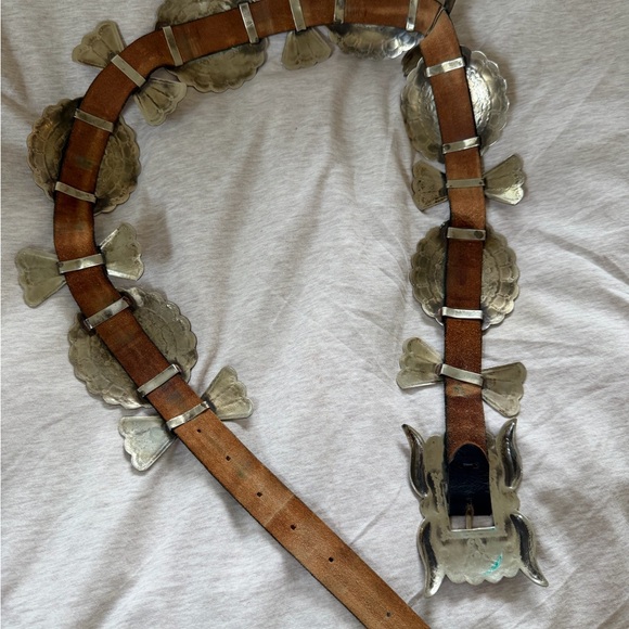 Vintage Handmade Concho Belt - Picture 4 of 6
